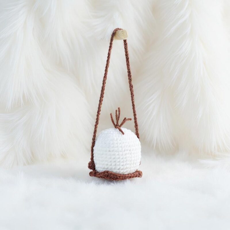 Swinging Snowman Amigurumi Crochet Pattern - Adorable DIY Car Hanging Ornament - Instant Download PDF - Image 2