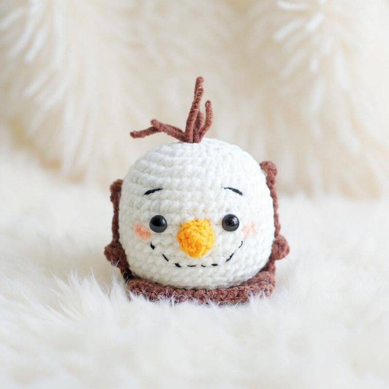 Swinging Snowman Amigurumi Crochet Pattern - Adorable DIY Car Hanging Ornament - Instant Download PDF - Image 4
