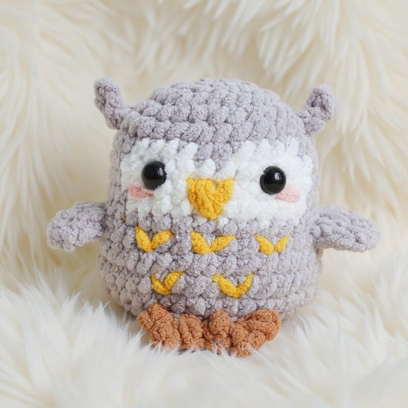 Snuggle Owls Amigurumi Crochet Pattern Bundle - No-Sew - DIY Stuffed Animal Toy - Instant Download PDF - Image 5