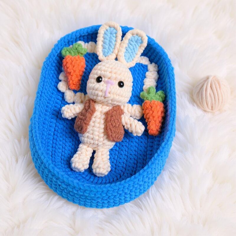 Cradle Bunnies Amigurumi Crochet Pattern Bundle - Adorable DIY Stuffed Animal Toy - Instant Download PDF - Image 3