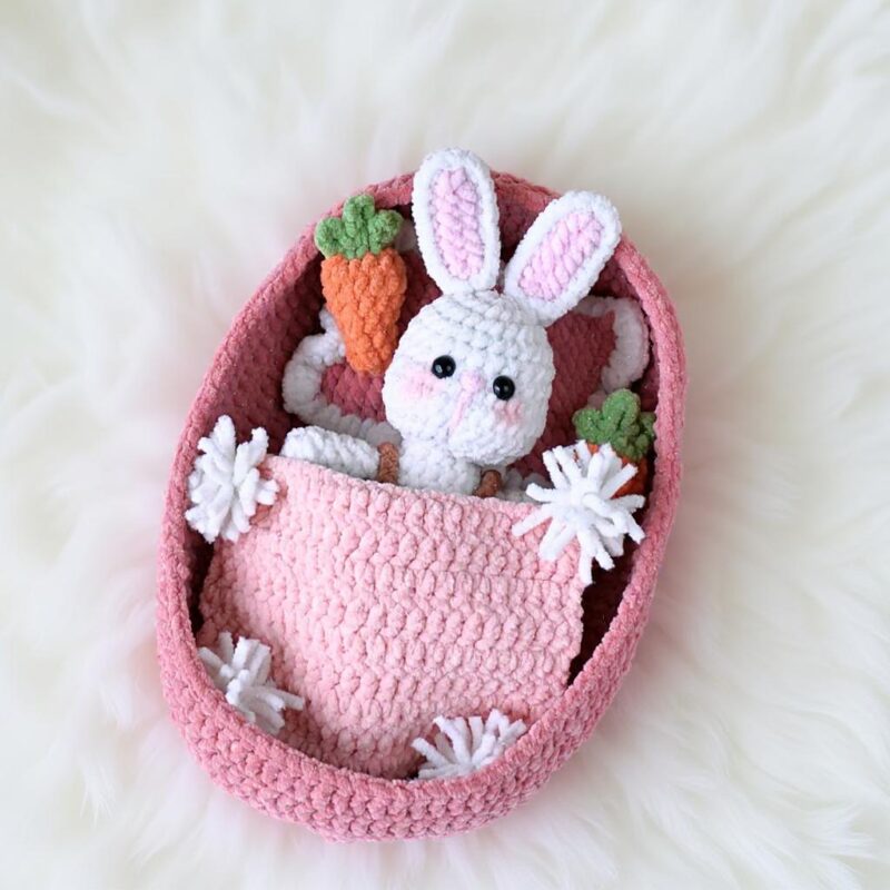 Cradle Bunnies Amigurumi Crochet Pattern Bundle - Adorable DIY Stuffed Animal Toy - Instant Download PDF - Image 4