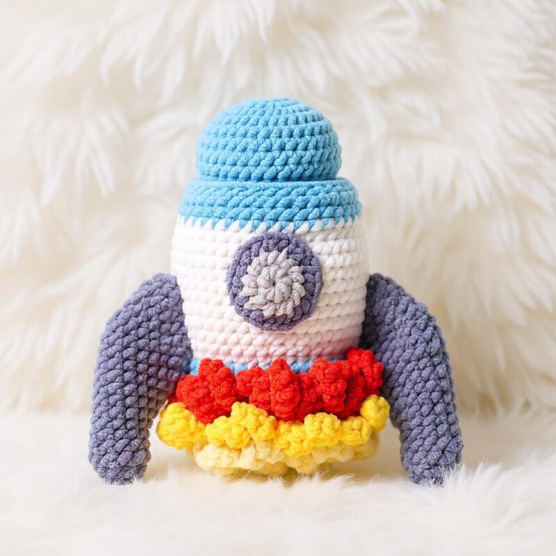 Spaceship Amigurumi Crochet Pattern - Adorable DIY Stuffed Toy - Instant Download PDF - Image 2