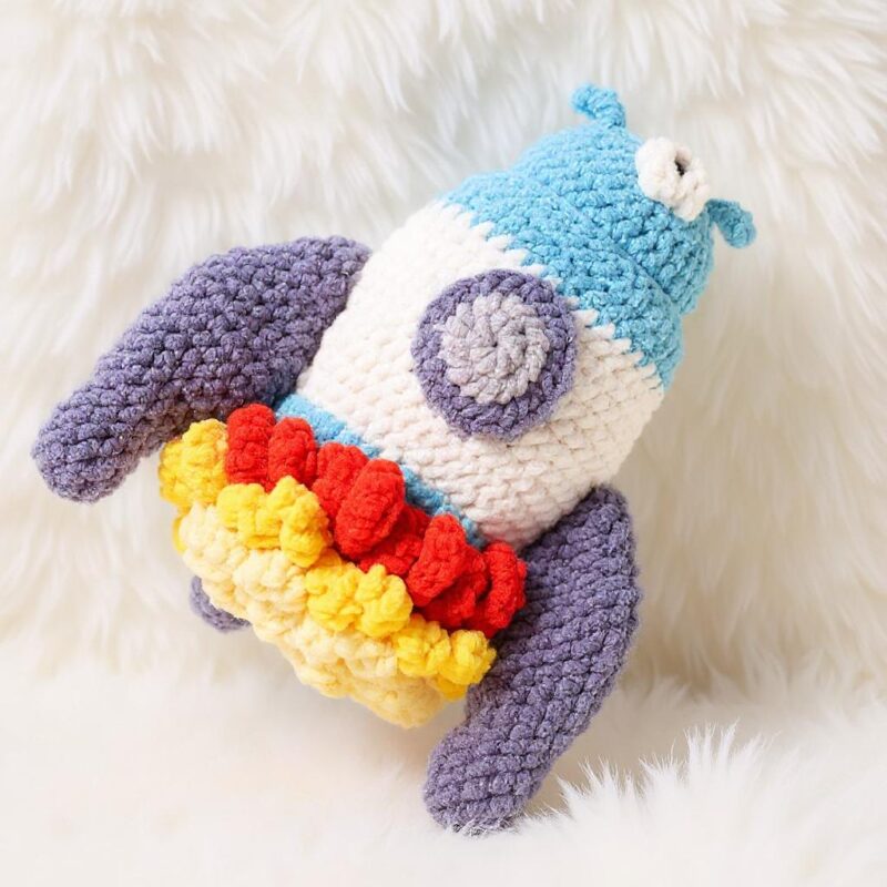 Spaceship Amigurumi Crochet Pattern - Adorable DIY Stuffed Toy - Instant Download PDF - Image 6
