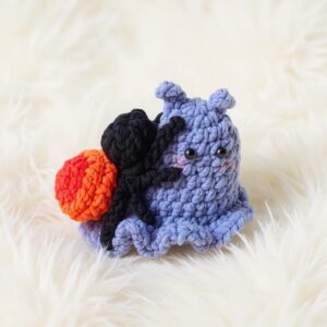 Spider Snail Amigurumi Crochet Pattern - Whimsical DIY Stuffed Animal Toy - Instant Download PDF