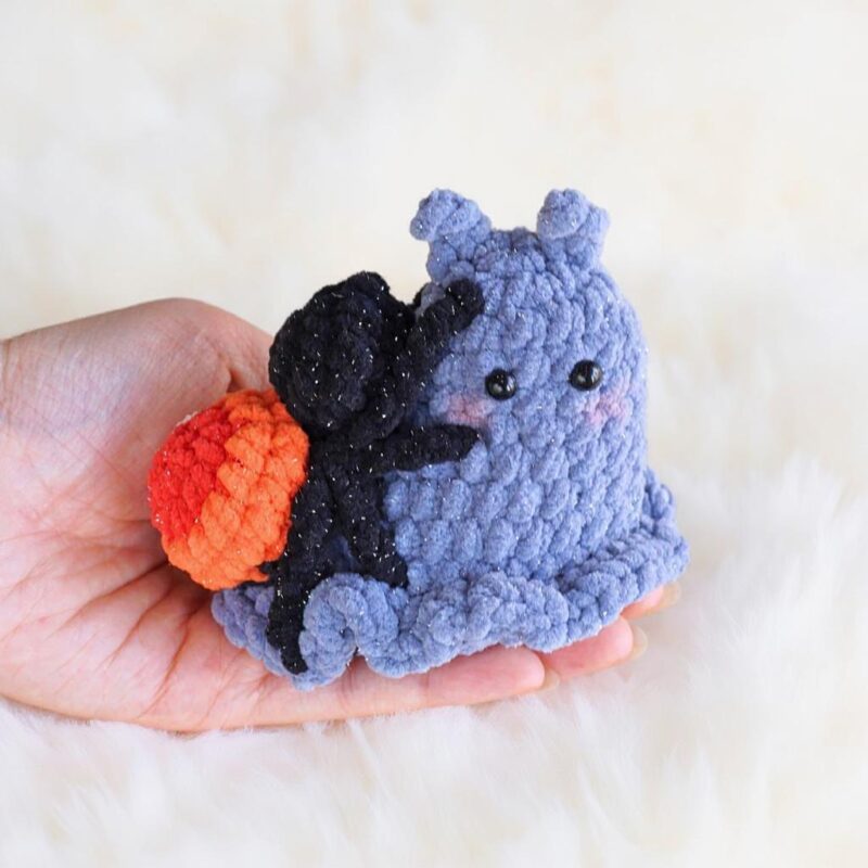 Spider Snail Amigurumi Crochet Pattern - Whimsical DIY Stuffed Animal Toy - Instant Download PDF - Image 2