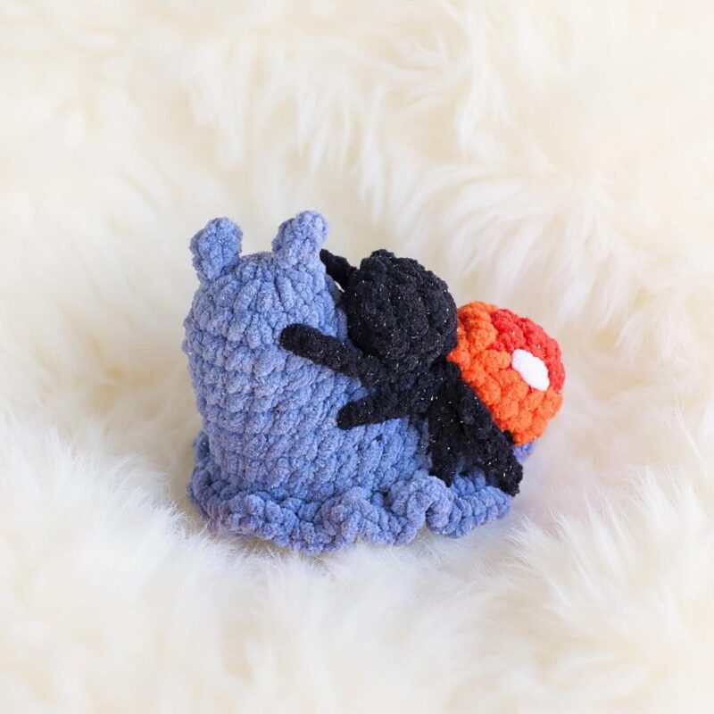 Spider Snail Amigurumi Crochet Pattern - Whimsical DIY Stuffed Animal Toy - Instant Download PDF - Image 3