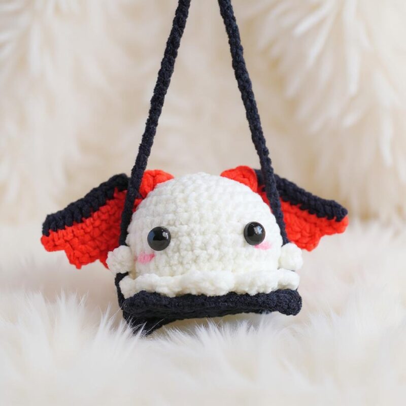Spooky Trio Amigurumi Crochet Pattern - Cute & Easy - DIY Halloween Car Hanger - Instant Download PDF - Image 2