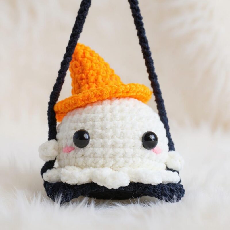 Spooky Trio Amigurumi Crochet Pattern - Cute & Easy - DIY Halloween Car Hanger - Instant Download PDF - Image 4