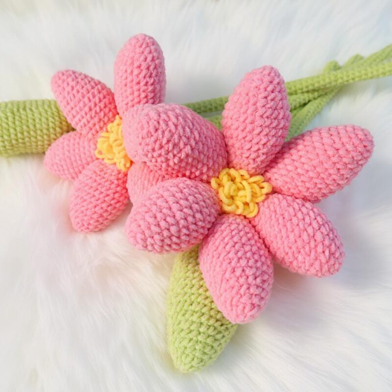 Spring Bouquet Amigurumi Crochet Pattern - Charming DIY Flower Decor - Instant Download PDF - Image 2