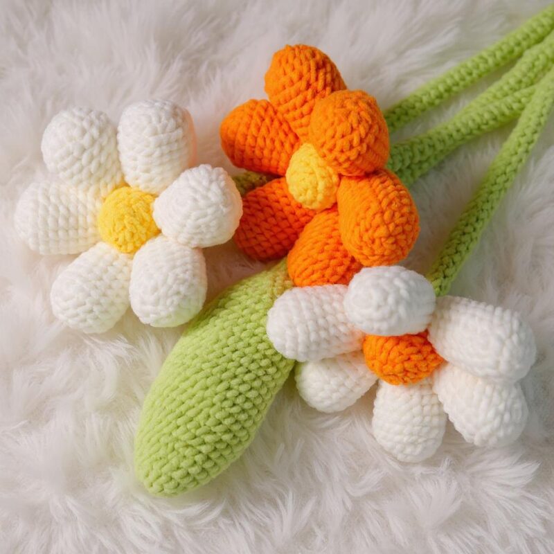 Spring Bouquet Amigurumi Crochet Pattern - Charming DIY Flower Decor - Instant Download PDF - Image 3