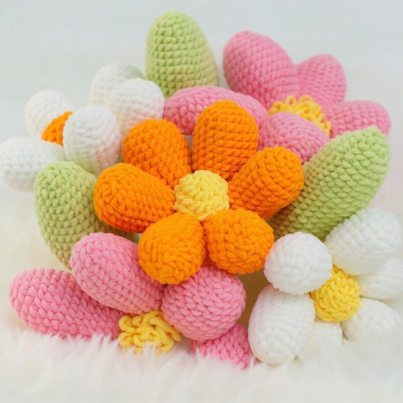 Spring Bouquet Amigurumi Crochet Pattern - Charming DIY Flower Decor - Instant Download PDF - Image 6