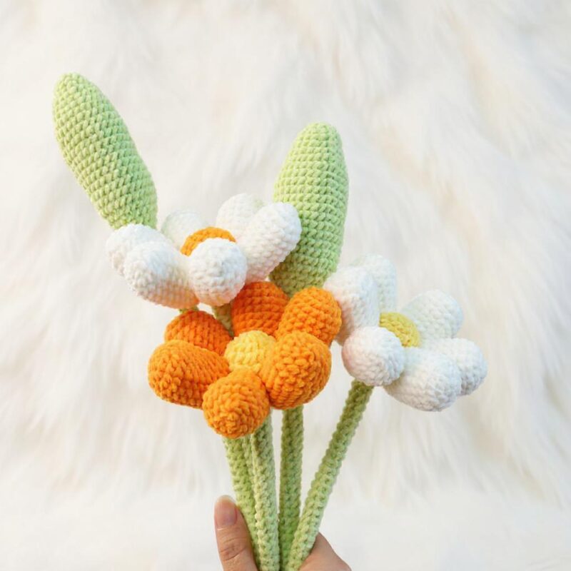 Spring Bouquet Amigurumi Crochet Pattern - Charming DIY Flower Decor - Instant Download PDF - Image 8