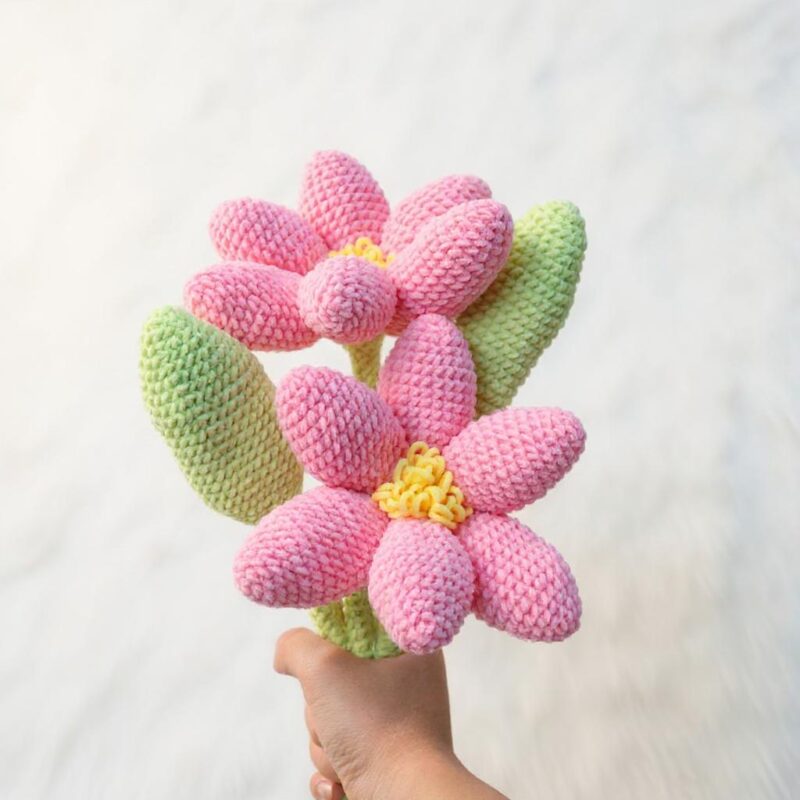 Spring Bouquet Amigurumi Crochet Pattern - Charming DIY Flower Decor - Instant Download PDF - Image 10