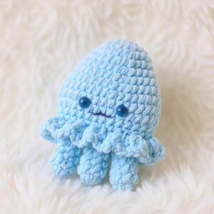 Squid Amigurumi Crochet Pattern - Adorable DIY Stuffed Animal Toy - Instant Download PDF