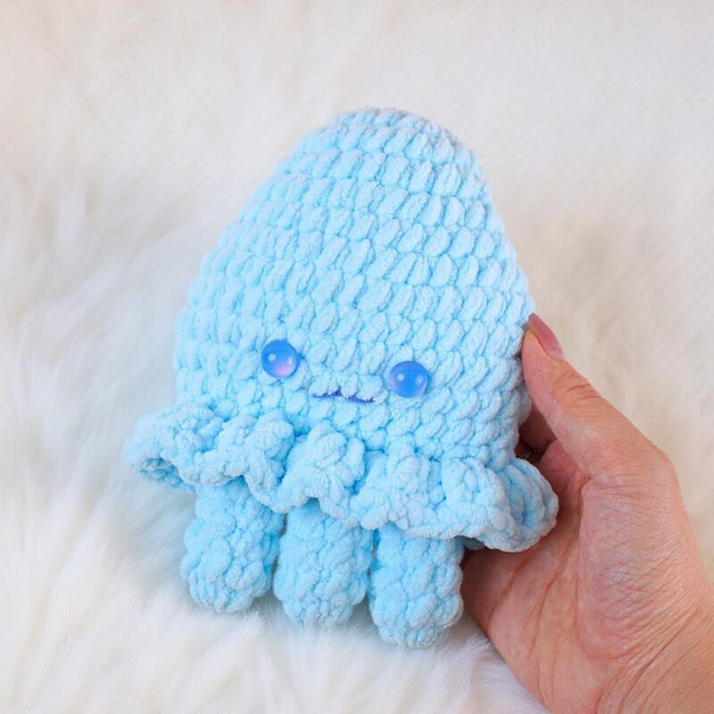 Squid Amigurumi Crochet Pattern - Adorable DIY Stuffed Animal Toy - Instant Download PDF - Image 2