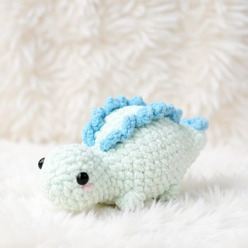 Stegosaurus Amigurumi Crochet Pattern - No-Sew - DIY Stuffed Animal Toy - Instant Download PDF