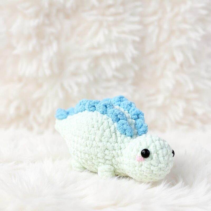 Stegosaurus Amigurumi Crochet Pattern - No-Sew - DIY Stuffed Animal Toy - Instant Download PDF - Image 3