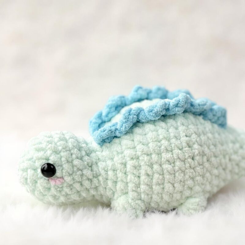 Stegosaurus Amigurumi Crochet Pattern - No-Sew - DIY Stuffed Animal Toy - Instant Download PDF - Image 5