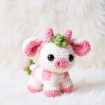 Strawberry Cow Amigurumi Crochet Pattern - Adorable DIY Stuffed Animal Toy - Instant Download PDF