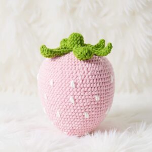 Strawberry Amigurumi Crochet Pattern - Adorable DIY Stuffed Pillow - Instant Download PDF