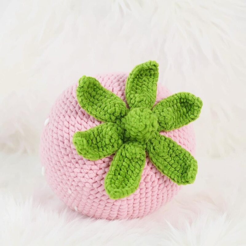 Strawberry Amigurumi Crochet Pattern - Adorable DIY Stuffed Pillow - Instant Download PDF - Image 3