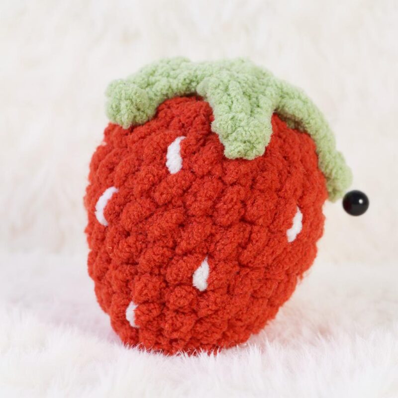 Strawberry Snail Amigurumi Crochet Pattern - Adorable DIY Stuffed Animal Toy - Instant Download PDF - Image 4