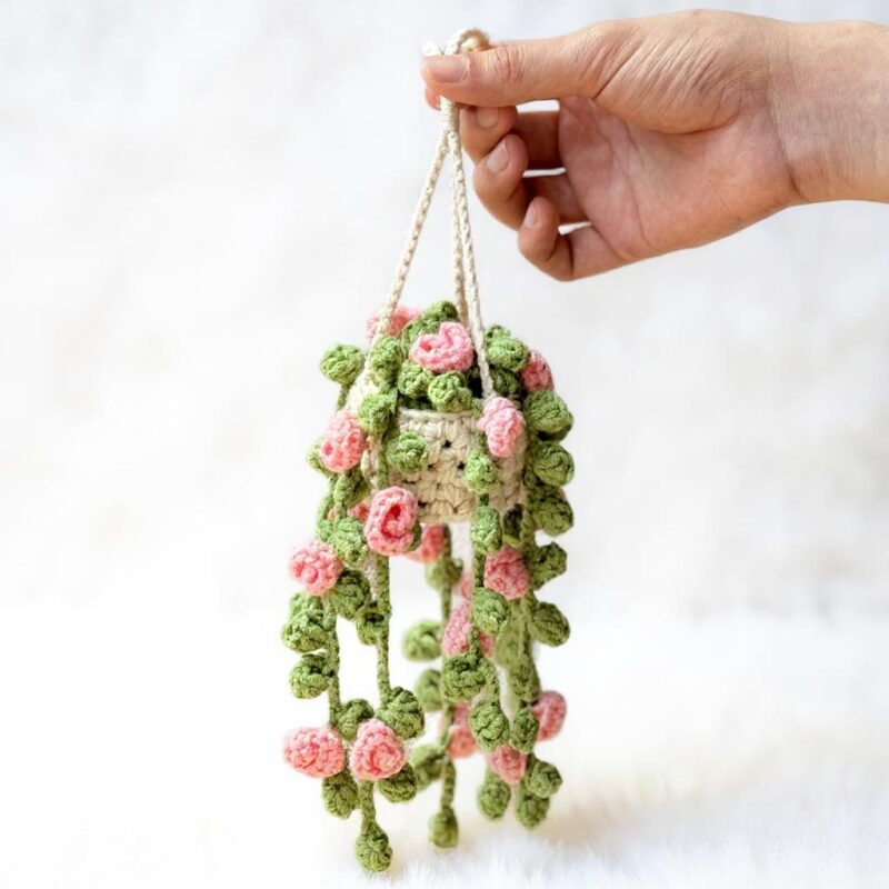 String Of Pearls Plant Amigurumi Crochet Pattern - Charming DIY Hanging Plant Decor - Instant Download PDF - Image 2