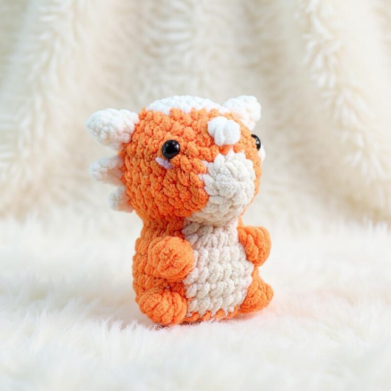 Stygimoloch Dinosaur Amigurumi Crochet Pattern - Adorable DIY Stuffed Animal Toy - Instant Download PDF - Image 4