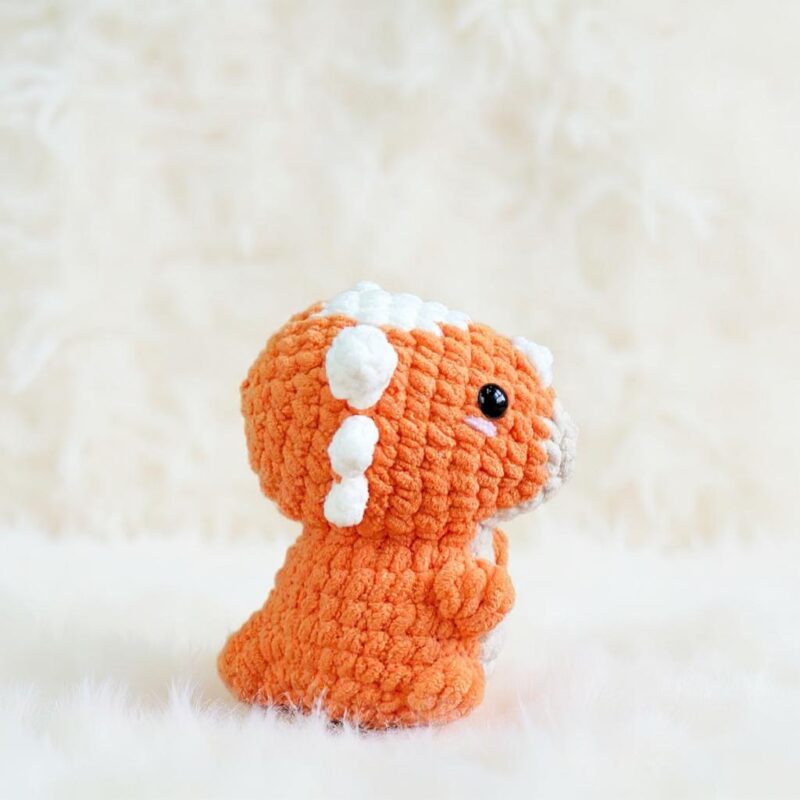 Stygimoloch Dinosaur Amigurumi Crochet Pattern - Adorable DIY Stuffed Animal Toy - Instant Download PDF - Image 5