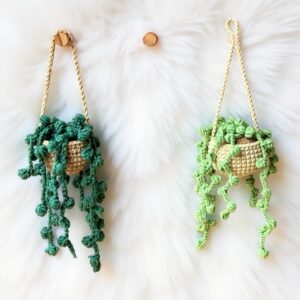 Potted Succulent Basket Amigurumi Crochet Pattern - Adorable DIY Plant Decor - Instant Download PDF