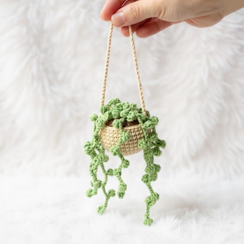Potted Succulent Basket Amigurumi Crochet Pattern - Adorable DIY Plant Decor - Instant Download PDF - Image 3
