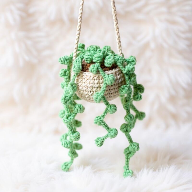Potted Succulent Basket Amigurumi Crochet Pattern - Adorable DIY Plant Decor - Instant Download PDF - Image 4