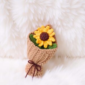 Sunflower Bouquet Amigurumi Crochet Pattern - Cheerful DIY Floral Arrangement - Instant Download PDF