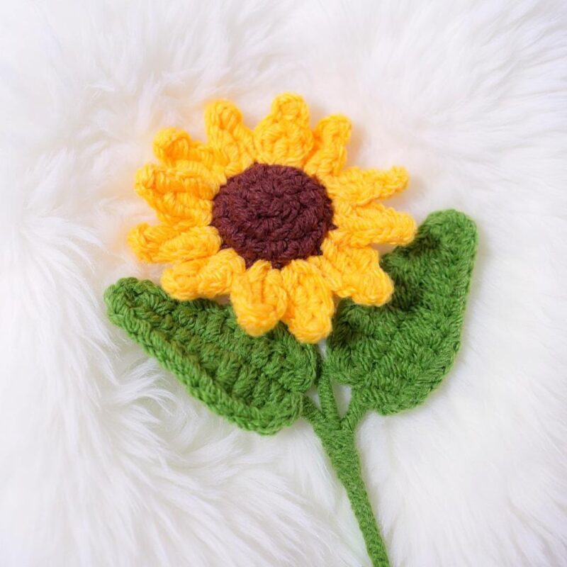 Sunflower Bouquet Amigurumi Crochet Pattern - Cheerful DIY Floral Arrangement - Instant Download PDF - Image 4