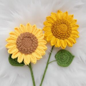 Sunflower Amigurumi Crochet Pattern - Adorable DIY Flower Decor - Instant Download PDF