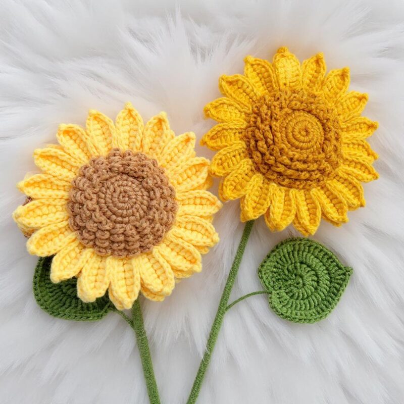 Sunflower Amigurumi Crochet Pattern - Adorable DIY Flower Decor - Instant Download PDF - Image 2