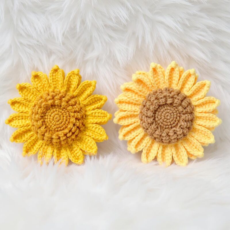 Sunflower Amigurumi Crochet Pattern - Adorable DIY Flower Decor - Instant Download PDF - Image 3