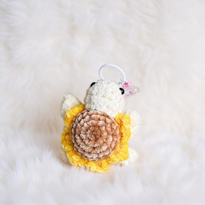 Sunflower Turtle Amigurumi Crochet Pattern - Adorable DIY Stuffed Animal Toy - Instant Download PDF - Image 4