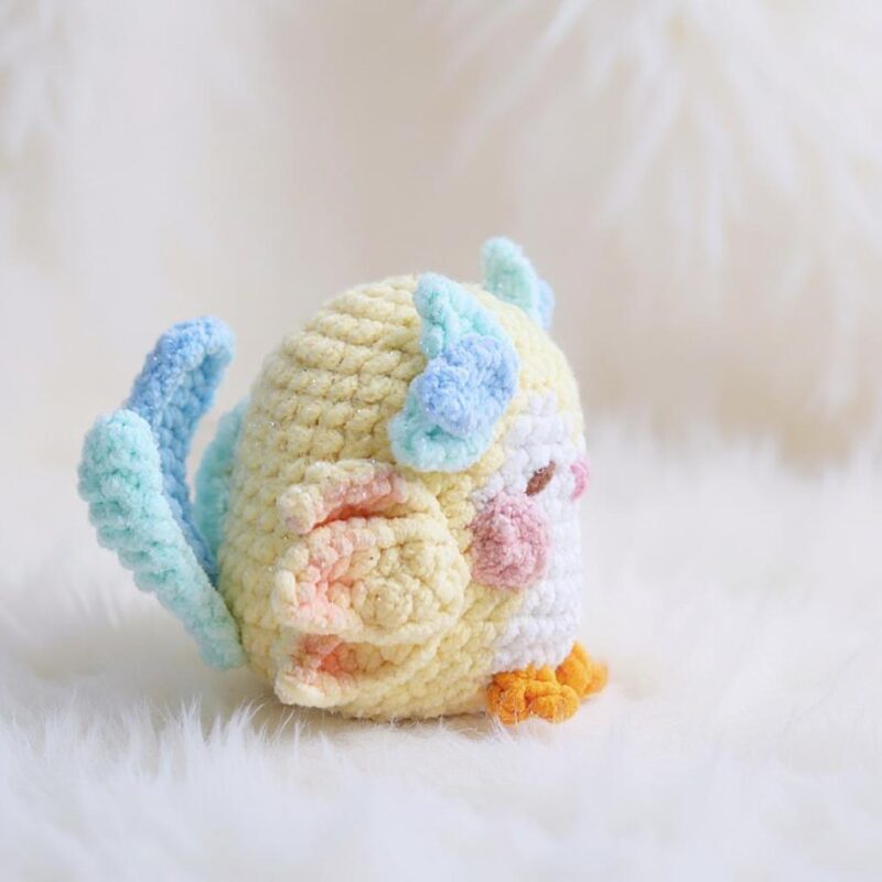 Sunny Bird Amigurumi Crochet Pattern - Adorable DIY Stuffed Animal Toy - Instant Download PDF - Image 4