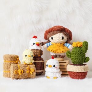 Farm Animals Amigurumi Crochet Pattern Bundle - Adorable DIY Stuffed Toys - Instant Download PDF