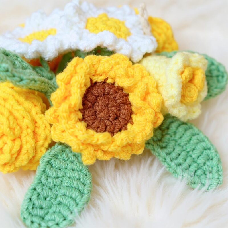 Sunshine Bloom Basket Crochet Pattern - Charming DIY Home Decor - Instant Download PDF - Image 4