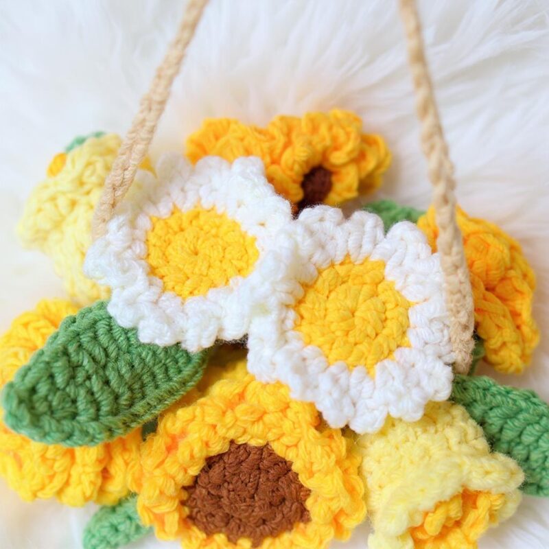 Sunshine Bloom Basket Crochet Pattern - Charming DIY Home Decor - Instant Download PDF - Image 5