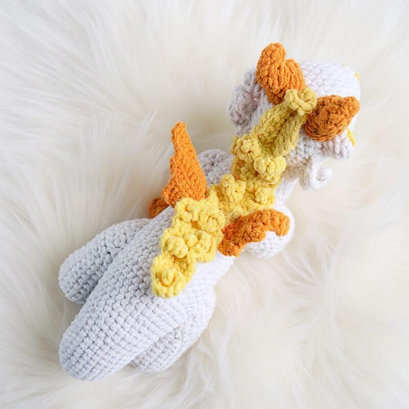 Sunshine Dragon Amigurumi Crochet Pattern - Adorable DIY Stuffed Animal Toy - Instant Download PDF - Image 4