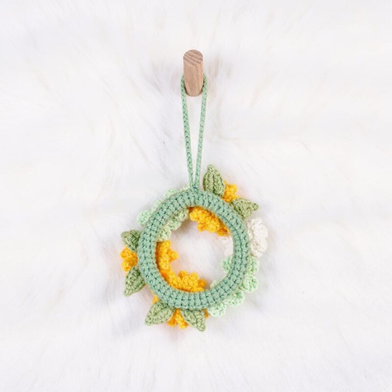 Sunshine Wreath Amigurumi Crochet Pattern - Cheerful DIY Handmade Decor - Instant Download PDF - Image 5