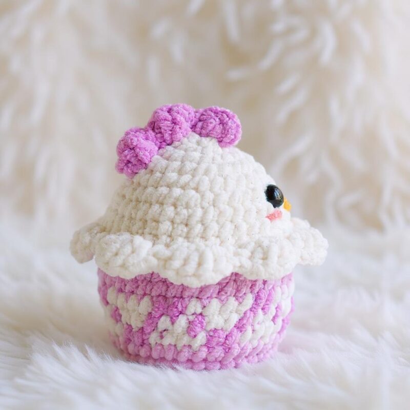 Lilac Chick in Egg Amigurumi Crochet Pattern - Sweet DIY Stuffed Animal Toy - Instant Download PDF - Image 3