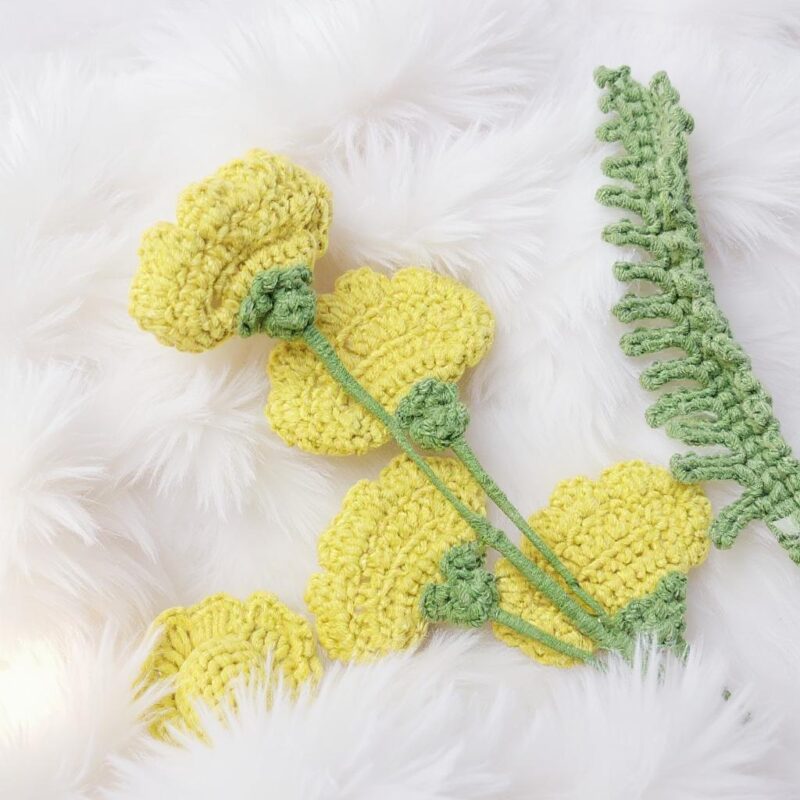Sweet Pea Flower Amigurumi Crochet Pattern - Charming DIY Handmade Flower - Instant Download PDF - Image 3
