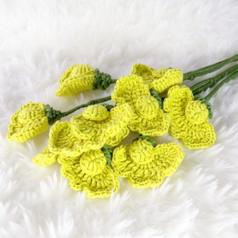 Sweet Pea Flower Amigurumi Crochet Pattern - Charming DIY Handmade Flower - Instant Download PDF - Image 5