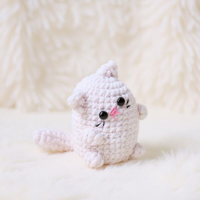 Tilted Head Cat Amigurumi Crochet Pattern Bundle - Adorable DIY Stuffed Animal Toys - Instant Download PDF - Image 3