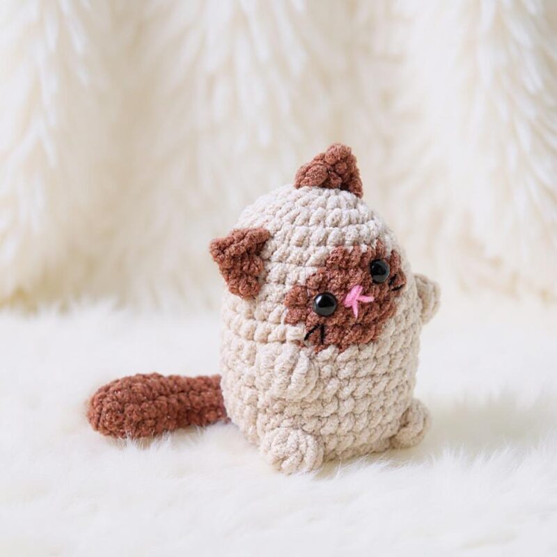 Tilted Head Cat Amigurumi Crochet Pattern Bundle - Adorable DIY Stuffed Animal Toys - Instant Download PDF - Image 4