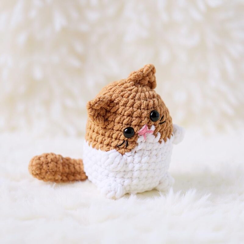 Tilted Head Cat Amigurumi Crochet Pattern Bundle - Adorable DIY Stuffed Animal Toys - Instant Download PDF - Image 5